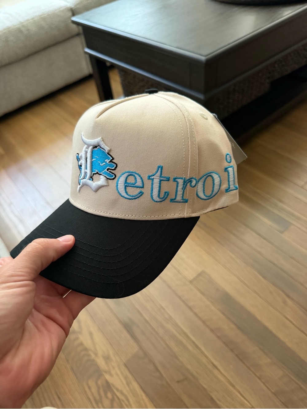Detroit Lions/Tigers Combo A-frame hat